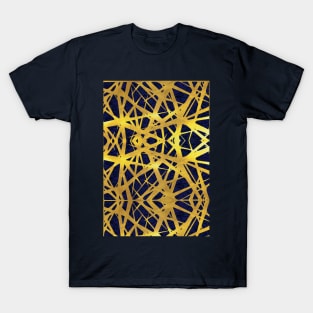 Gold and night pattern T-Shirt